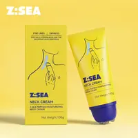 Z:SEA Ice-Feeling Cold Roller Peptide Neck Cream | 3-Sec Absorb Non-Sticky Massage Cream with French Peptides & Caffeine | Instant De-Puffing & V-Shape Lifting for Crepey Skin, Jawline, Neck | 5.29 Oz,travel essentials,sunscreen,back to school