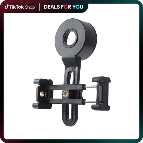 Metal & ABS Universal Adapter Mount - Portable, Lightweight Carry, Digiscoping Ready Cellphone Holder for 35-45mm/70-100mm Astronomical Telescopes, Binoculars, Microscopes, Durable Clamp Mount Accessory