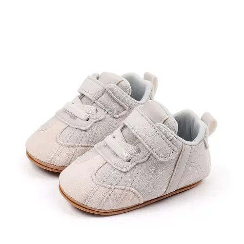[Lullaby] Baby Sneaker, Solid Soft Flexible Casual Non-slip First Walking Shoes for Girls Boys,sohochic