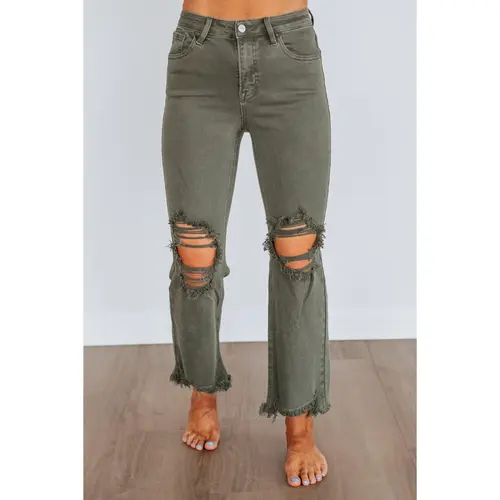 Rudy Risen Jeans - Dark Olive