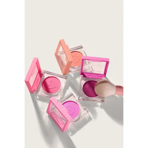 Beauty Creations Blush Hush Powder Cosmetic - Beauty Cosmetics Light Pink Makeup, New Shade! That Girl Pigment-Rich Face Color for Daily Wear