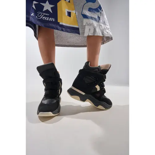 MARANTO CHUNKY BLACK SNEAKER