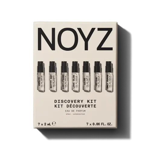 NOYZ 7-Pack 2ml Discovery Kit Vanilla Floral & More Eau De Parfum Spray Vials for Every Mood & Adventure