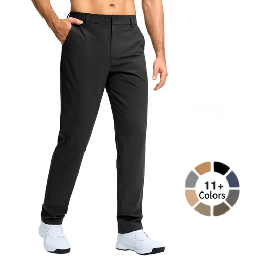 G GRADUAL Men's Golf Pants with 4 Pockets 30"/32"/34" Stretch Dress Quick-Dry Work Travel Slacks Menswear Comfy Casual Business Men's Pants for Versatile Occasions Classic Chino Pants Casual Fit Trousers