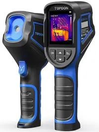 TOPDON TC004 Mini Thermal Camera, 15-Hour Battery, 240×240 TISR, 128×128 IR, -4°F~842°F, High/Low Temp Alerts, Handheld Infrared Imaging