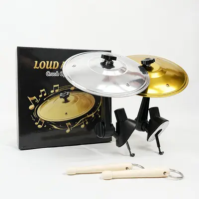 2 Pack Car Cymbal Air Vent Mounted,  Mini Drum Crash Cymbal for Endless Rhythmic Fun on the Road Music Lover Gift,Mother's Day  gift