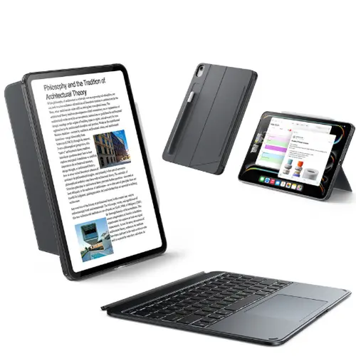 ESR Shift Detachable Keyboard Case for iPad, Portrait & Landscape Modes, Click-Anywhere Trackpad, Backlit Keys