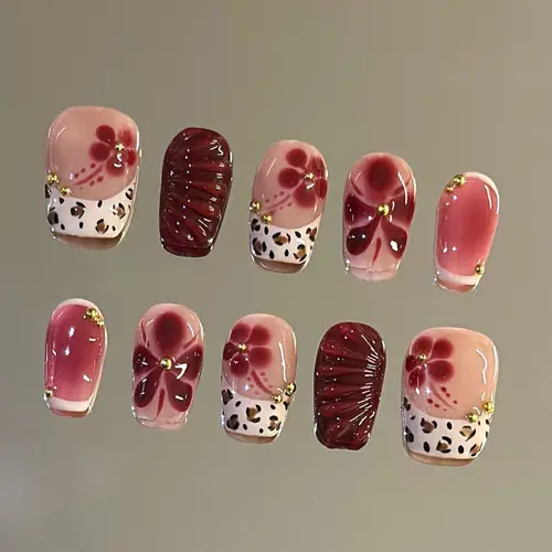 NailVesta WILD BERRY – 100% Handcrafted 3D Press-On Nails | Reusable, Long-Lasting, Salon-Quality Handmade Press Ons Handmade Press Ons Handmade Press Ons Handmade Press Ons Handmade Press Ons