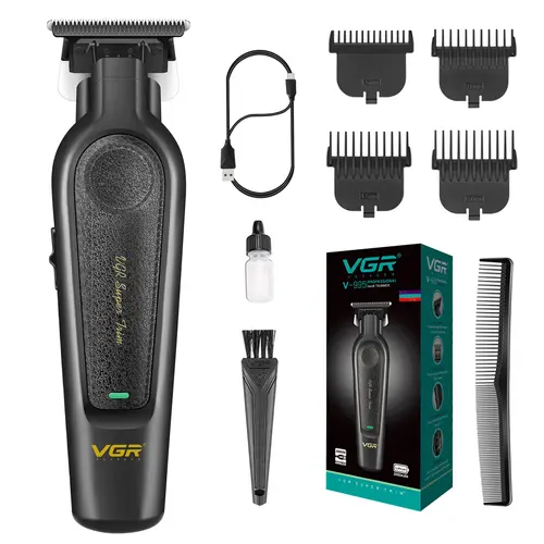 VGR 995 Professional Hair Trimmer for Men, Zero Gapped Outliner Barber Edgers, Portable Cordless Mens Beard Trimmer Clipper with 4 Guide Combs, USB Rechargeable tiktokshopbacktoschool,back to school,back to school haul