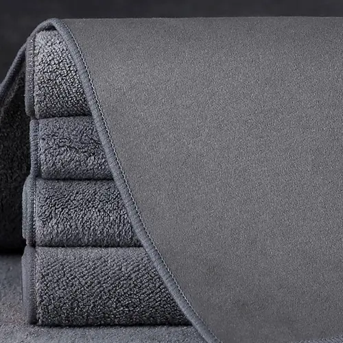 2 Pcs Car Chamois Drying Towel, Super Absorbent Cleaning Cloth, With Double-layer Material Design, For Car Beauty Electronics, Glasses, Watches, Jewelry (30 * 40cm)