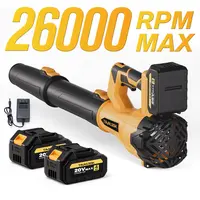 Tanlook Cordless Lithium Battery Blower - 26000 RPM Super Power, 4.0Ah Batteries, Lightweight Portable Handheld Blower, Leaf & Dust Removal, User-Friendly Outdoor Gadget, Garden Tool, Father's Day Gift, Portable Handheld Blowers