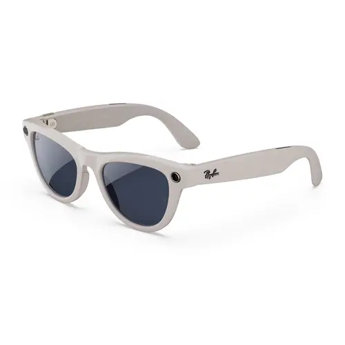 Ray-Ban Meta Skyler (Gen 1), Shiny Chalky Gray / Clear to Sapphire Transitions®, Standard
