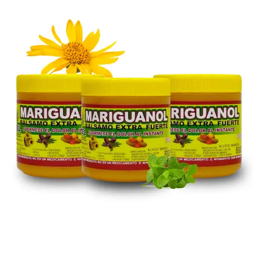 (3 Pack) Mariguanol Extra Strength Arnica Ointment 125g, Fast-Acting Healthcare Therapy for Muscle & Joint Pain Relief, External Use Relaxation Treatment