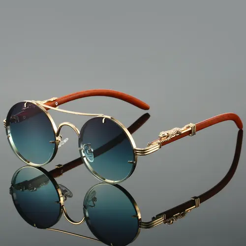 Women's New Fashion Round Frame Eyeglasses, Leopard Decor Design, Vintage Luxury Eyewear, Casual Stylish Shades, Trending Glasses, Trendy Optical Accessories