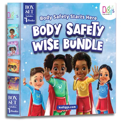 Body Safety Wise Bundle Set II: 4 Children's Book Set on Safe Touch, Consent, and Empowerment (Boy)