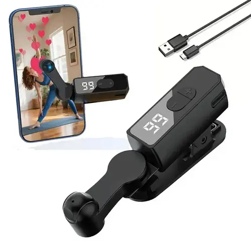 2026 Upgraded Rechargeable Automatic Clicker - Mobile Phone Fast Screen Tap Simulator, Portable Game Smart Trigger, Quick-Release Smartphone Mount Tool, Shopping Rewards Aid, Bundled with Selfie Stick Accessories