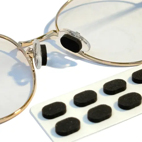 ZENOTTIC Anti-Slip Nose Pads and Glasses Grips, Soft EVA Material for Eyewear Comfort and Extended Wear, Nasal Pads