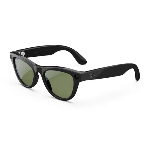 Ray-Ban Meta Skyler (Gen 1), Shiny Black / G15 Green, Standard