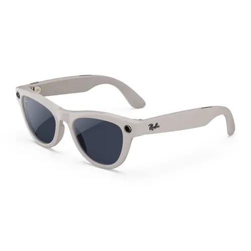 Ray-Ban Meta Skyler (Gen 2) Shiny Chalky Gray Transitions® Sapphire Lenses