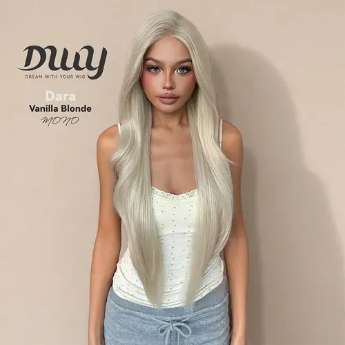 Dara - DWY 【Upgraded Mono Cap】 Free Part Long-Length Wavy Cinnamon Brown Glueless Synthetic Wig for Women 28 Inches Autumn Outfits Blonde Wigs Curly Wavy Blonde