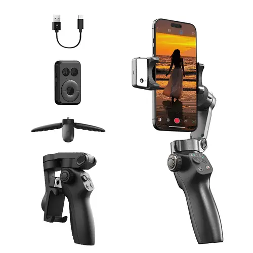 FUNSNAP CM8 3-Axis Phone Gimbal Stabilizer with AI Tracker, Remote Control, Portable Foldable Design for iPhone Android, Vlogging Equipment, Mobile Phone Accessories, Christmas Gift,back to school,back to school haul