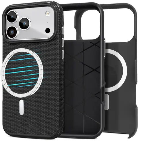 MagSafe-Compatible Dual-Layer Shockproof Rugged Anti-Slip Smartphone Casing, Protection Accessories for 17 Pro/17 Pro Max Devices