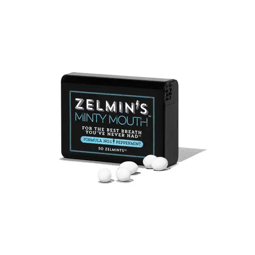 Zelmin's Minty Mouth - Breath Freshening Capsules - Parsley Seed Oil Mints for Fresh Breath, Oral Care / Single & MultiPack /