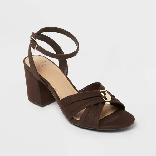 Women’s Bibi Strappy Peep Toe Heels – A