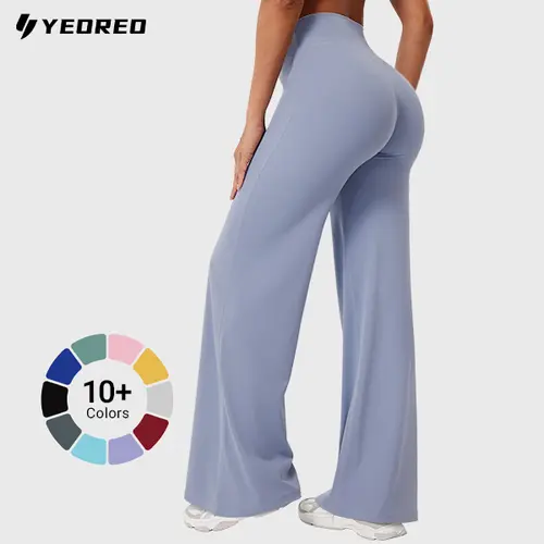 YEOREO Eddiy Leggings High-Waist Straight-Leg No Front Seam Buttery Soft Gym Yoga Pants for Women Fitness Tights summerwins