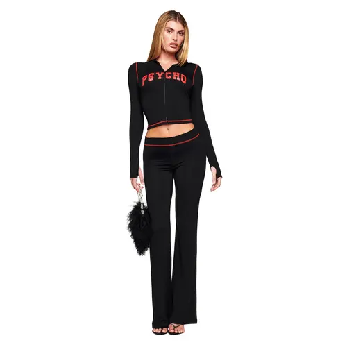 BLARE TRACKPANT - BLACK PSYCHO
