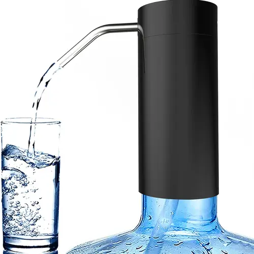 Water Bottle Dispenser Pump, Electric Automatic USB Charging 5 Gallon Portable Water Dispenser, Fits Most 2-6 Gallon Water Bottle, Touch it on...