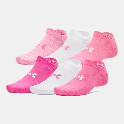 Under Armour Essential Unisex 6-Pack No-Show Socks