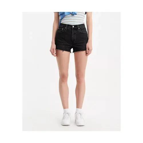 Levi's 501 Original Women's High-Rise Distressed Jean Denim Shorts, Garment, Bottom