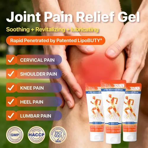 UBIOSKA Joint Soothing Massage Cream Family Bundle (100ml/3.4oz) - With Glucosamine, Chondroitin, Hyaluronic Acid, Menthol, Turmeric, MSM - Fitness, Health, Wellness Therapy Solution for Neck, Back, Knee - Portable, Travel-Friendly Gift for Mom & Dad, Nat