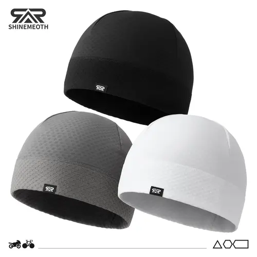 SHINENEOTH 1/2 pcs Warm Breathable Skull Cap for Helmet men's Beanie cycling caps Two wearing styles Do-Rag Running Beanie Under Helmet Lineri Sports Esports Styling Windproof Suitable for all seasons Beanie Fitted Sports Hat Beanie Fitted Sports Hat