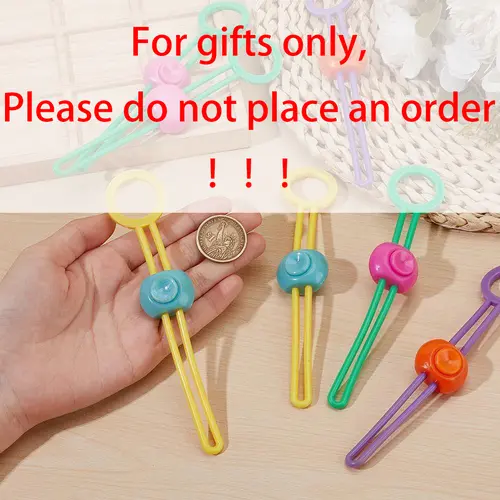 6 Pack Bag Clips Strap Sealer Organizer Zipper Pulls Food Sealing Clip for Snack Bread Bags Wire Cable Cord Tie Wrap Rope Kitchen Home Storage Tool with Handle Grip Hanging Hook