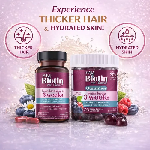 MyBiotin ProClinical - Capsules & Gummies 30ct