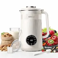 KIDISLE 8-in-1 Multifunctional Nut Milk & Coffee Maker - 32oz, Auto Clean, Delay Start, Keep Warm, Stainless Steel Black/White Kitchen Appliance Gadget