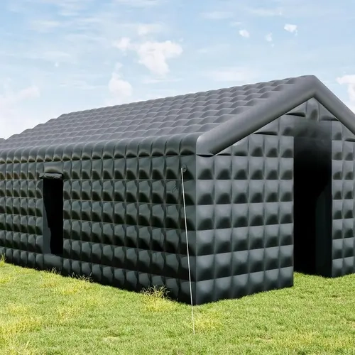 Amerlife 30x20x14 ft Sturdy 210D Oxford Fabric Outdoor Canopy Tent - Inflatable Party Gazebo with 2 Wide Side Doors, DIY Logo Entrance, Sandbag Anchoring, PVC Bottom, Built-in Hooks, Assembly Required (2 Packages) #TikTokShopBlackFriday #cozy home