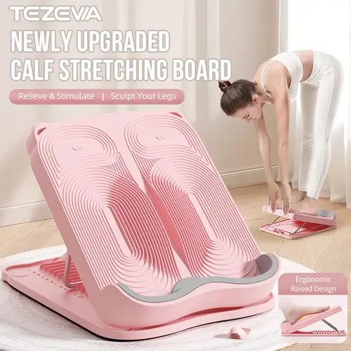 Calf stretching inclined plate, adjustable portable inclined plate calf stretching device, with a load capacity of approximately 800 pounds, calf stretching regulator (for leg exercises, squats and shaping)