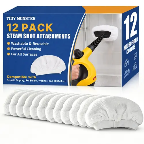 Universal Microfiber Cloths for Handheld Steam Cleaner For Bissell Pursteam Wagner Spraytech Reusable Washable Steam Cloth Accessories