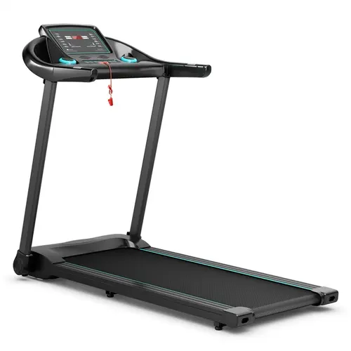 COSTWAY 7.5/8MPH Folding Treadmill, Portable Electric Superfit Treadmill W/APP Control, 12 Preset Programs, Blue Tooth Speaker, LED Display, Walking Running Machine for Home Office, Christmas Festival Gift Black Friday Cyber Monday