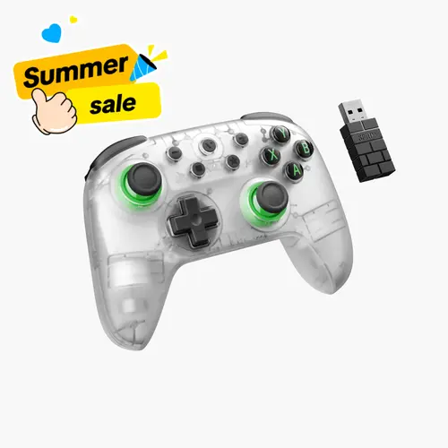 VITURE × 8BitDo Ultimate 2C 3-Mode Wireless Gaming Controller for Neckband, Android & Windows | Xbox Layout | Hall Effect Joysticks | Linear Triggers | L4/R4 Mapping | Wired, Bluetooth & 2.4G