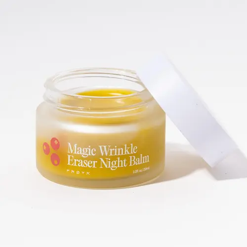 Magic Wrinkle Eraser Night Balm Skin Repair and Restore, Collagen Boost, Reduce Fine Lines & Dark Circles. Deep Moisturizers Froya Organics