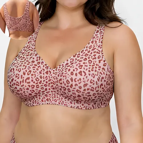 Live Soft Intention Women's Seamless Wireless Full Coverage Push Up Bra - Lady's Basic Casual Fit Lingerie, Comfortable Everyday Tshirt Bra, Plus Size-Friendly Jelly Minimalist Womenswear