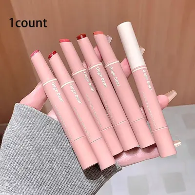 Gege Bear Water Shine Lip Balm, Korean Style Hydrating Solid Lip Gloss, Glossy Lipgloss, Makeup, Lipstick, Lip Care, Soft Matte Finish, Glossy Balm Finish, Daily Use, Lip Hydration, Moisturizing & Long-Lasting, Moisturizer, Moisture, Hydrate
