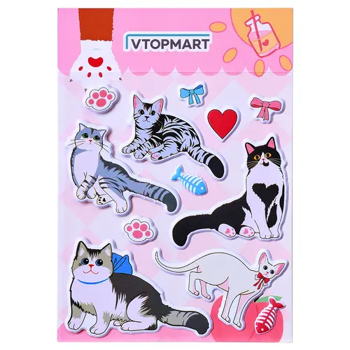 Cute Stickers, Dogs and Cats Stickers for Teens and Adults,Pets Waterproof Stickers Decals for Laptops Water Bottle Scrapbooking Phones Guitar Christmas Birthday