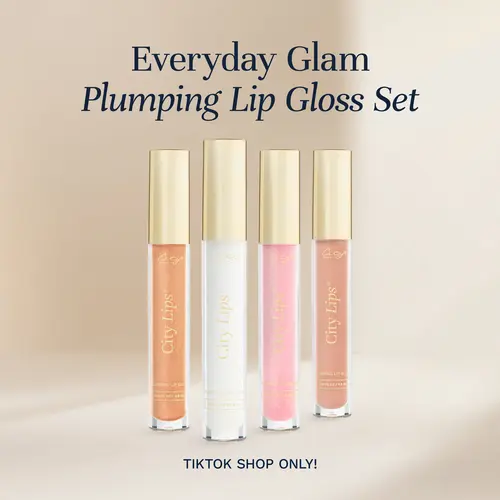 [NEW] City Lips Mix & Match Plumping Lip Gloss Bundle | Plumping, Hydrating & Smoothing Lip Care for Dry, Thin Lips & Lip Lines