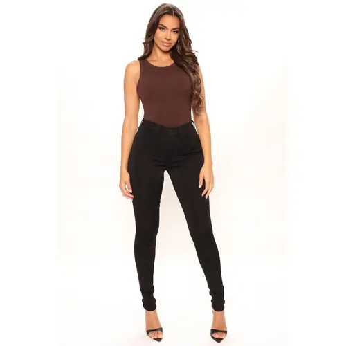 Tall Eva Super Soft Curvy Skinny Jean - Black