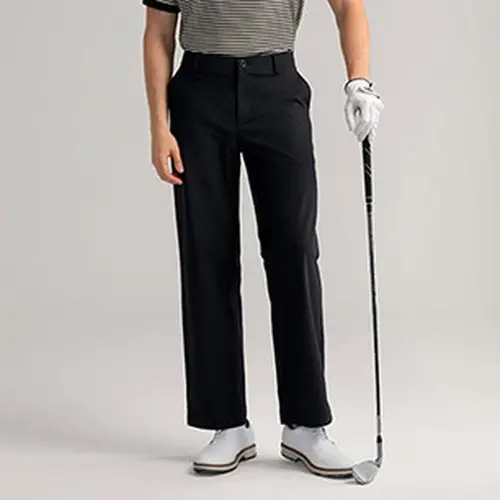 Men's Wide Leg Stretch Casual Pants Dress Slacks Relaxed Fit Lightweight Work Business Trouser